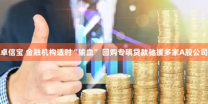 卓信宝 金融机构适时“输血” 回购专项贷款驰援多家A股公司