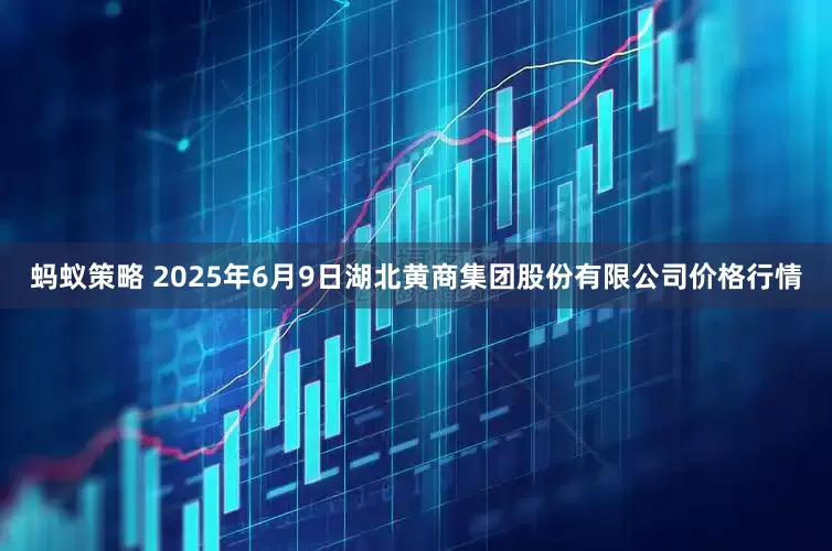 蚂蚁策略 2025年6月9日湖北黄商集团股份有限公司价格行情