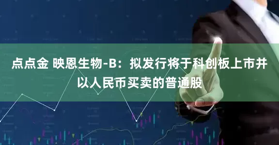 点点金 映恩生物-B：拟发行将于科创板上市并以人民币买卖的普通股